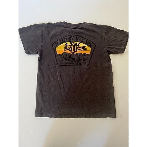Blue Timber Boys Size Small Grey Joshua Tree Cotton Graphic T-Shirt Short Sleeve - Picture 3 of 5
